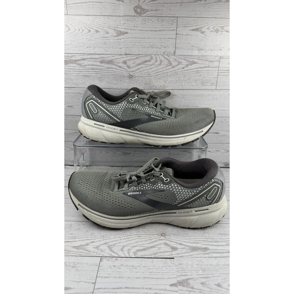 Brooks Ghost 14 1103691D067 Gray Alloy 9.5D Mens Sneakers Running Shoes #497